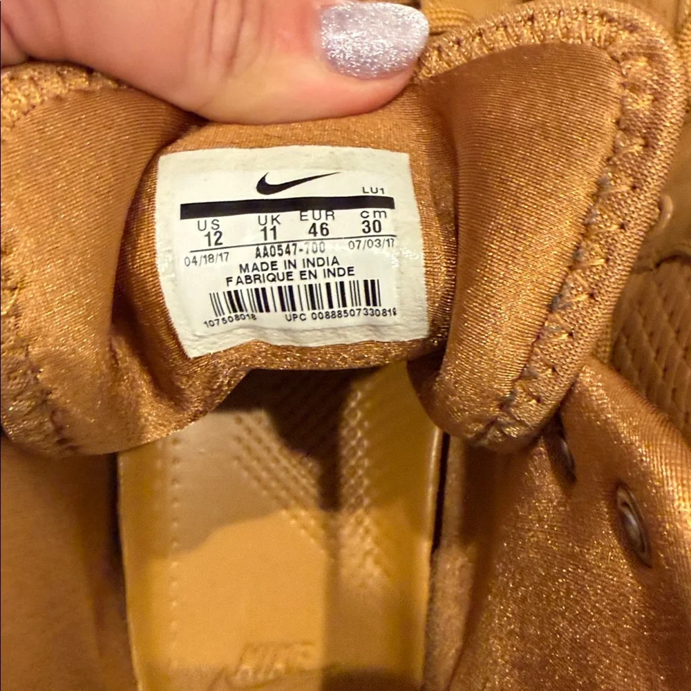 Nike Men's Brown High-Top Sneakers - Picture 4 of 6